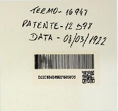 UM TUBO PARA MEDICAMENTOS DESTINADO A PROPHYLAXIA DA BLENORRHAGIA, GONORRHEIA E OUTRAS, DENOMINAD...